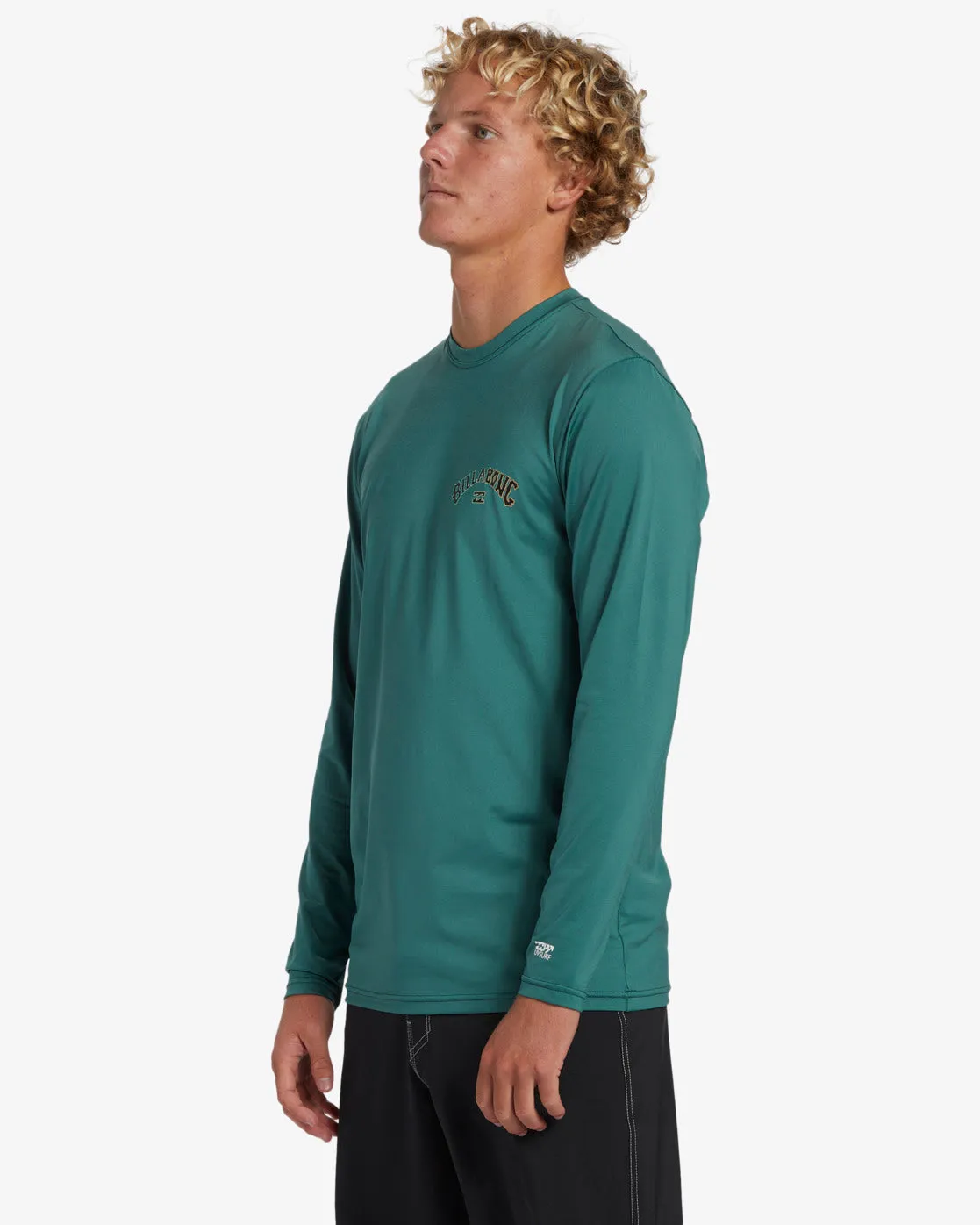 Arch Fill Loose Fit Long Sleeve Surf Tee - Billiard