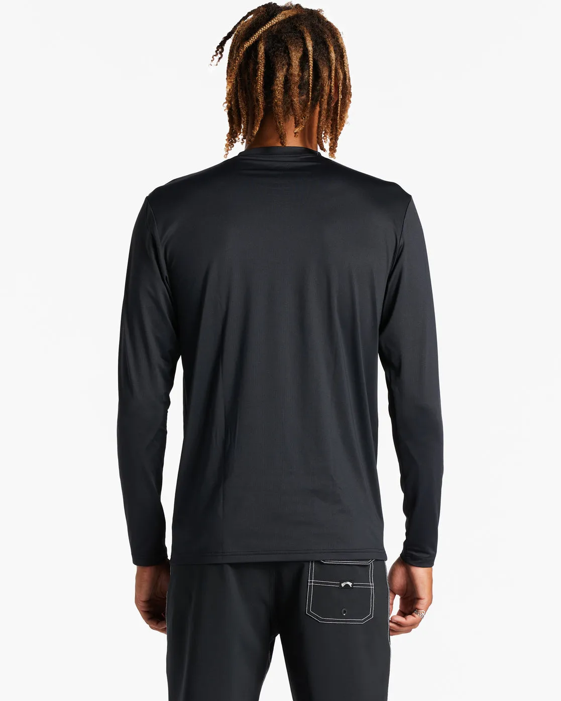 Arch Mesh Upf 50 Long Sleeve Surf Tee - Black