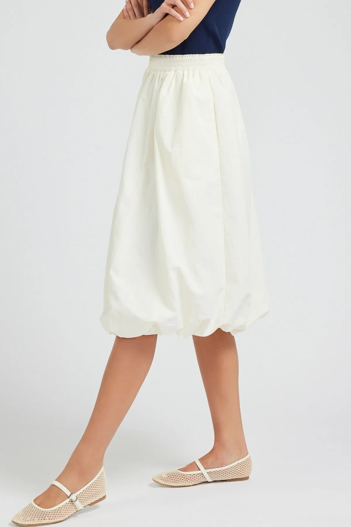Balloon Midi Skirt