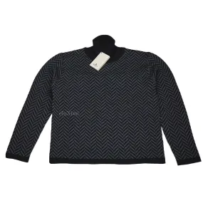 Barena Herringbone Knit Turtleneck Sweater