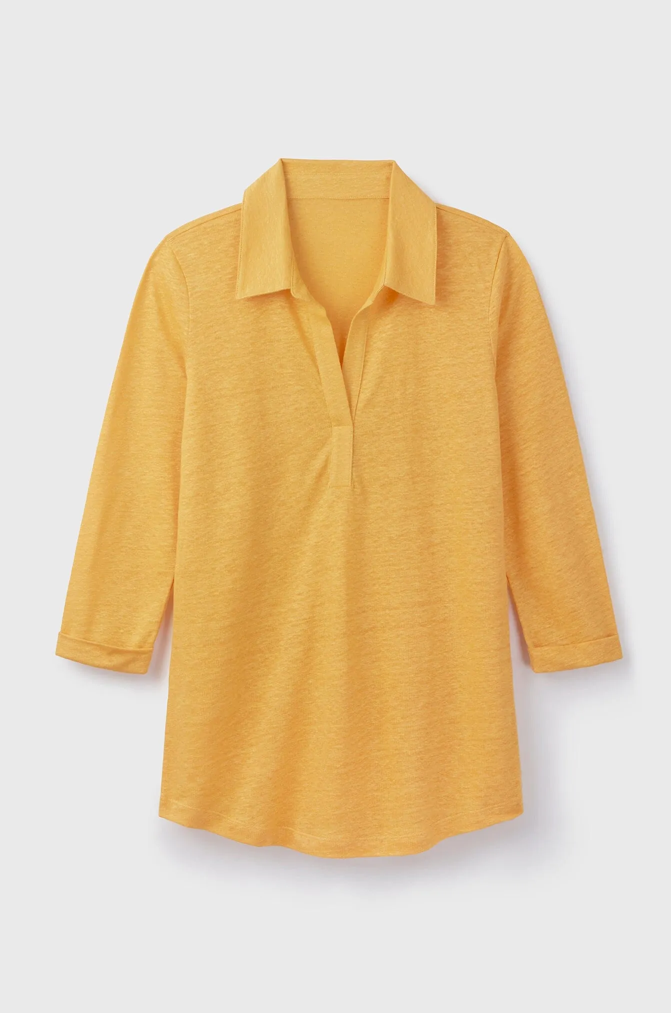 Collared Linen T-shirt