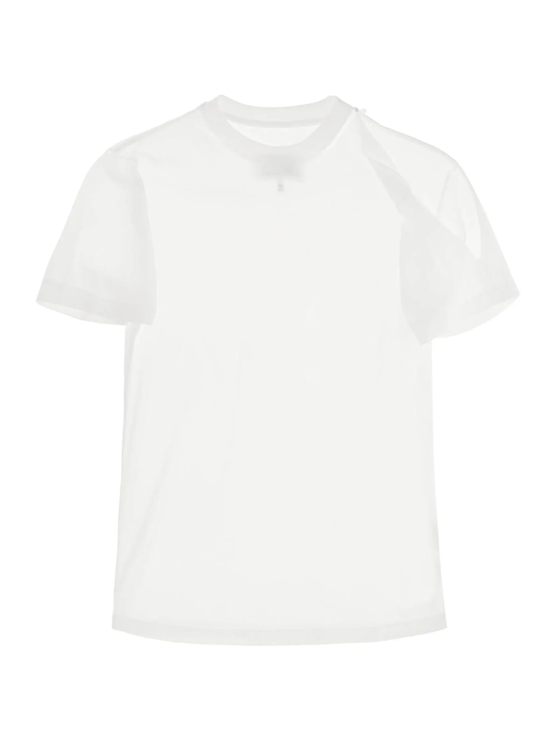 Distressed Safety Pin Graphic Tee