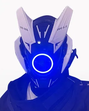 Futuristic LED Cyberpunk Mask| Cyberpunk Helmet