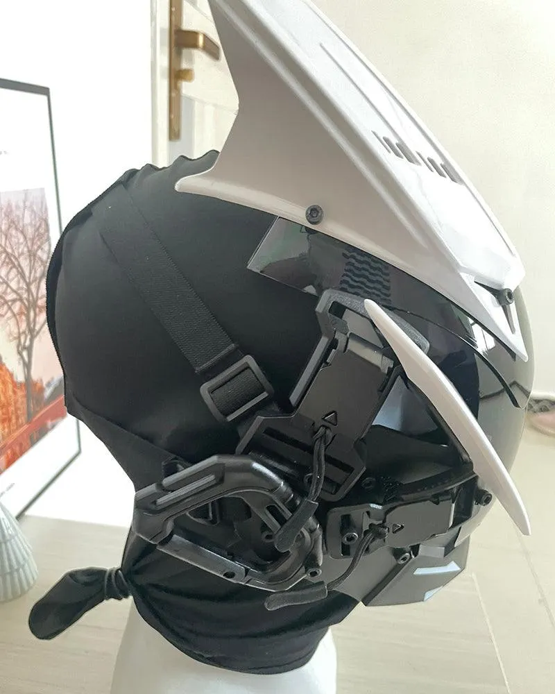 Futuristic LED Cyberpunk Mask| Cyberpunk Helmet