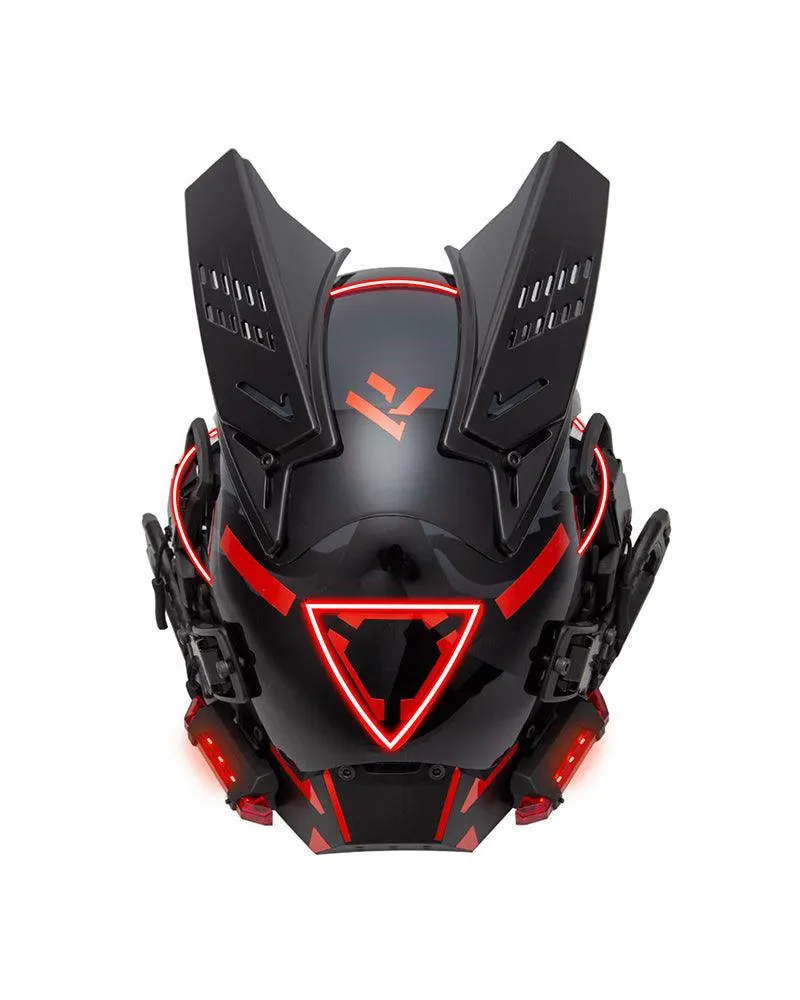 Futuristic LED Cyberpunk Sci Fi Helmet Mask