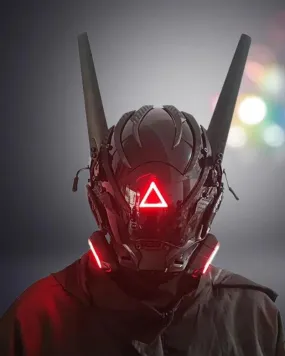Futuristic Wing Cyberpunk Sci Fi Helmet Mask