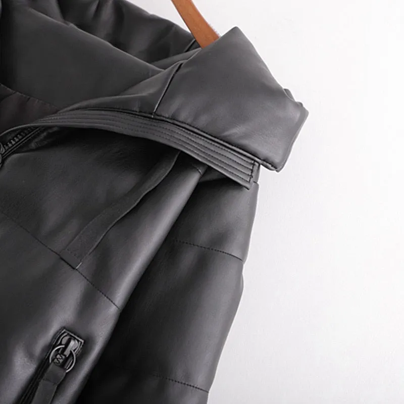 Jakne Leather Parka