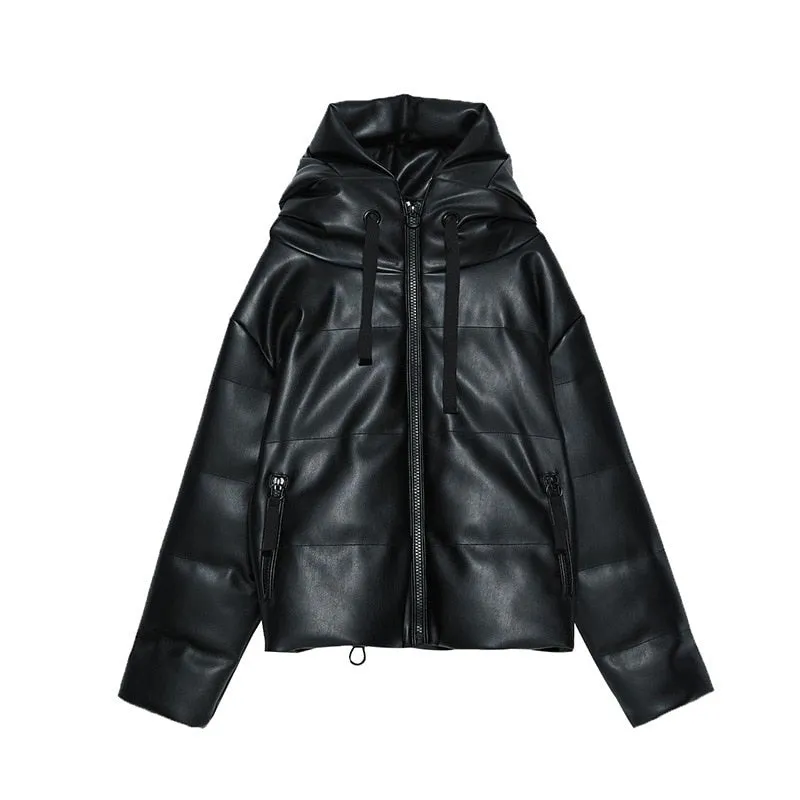 Jakne Leather Parka
