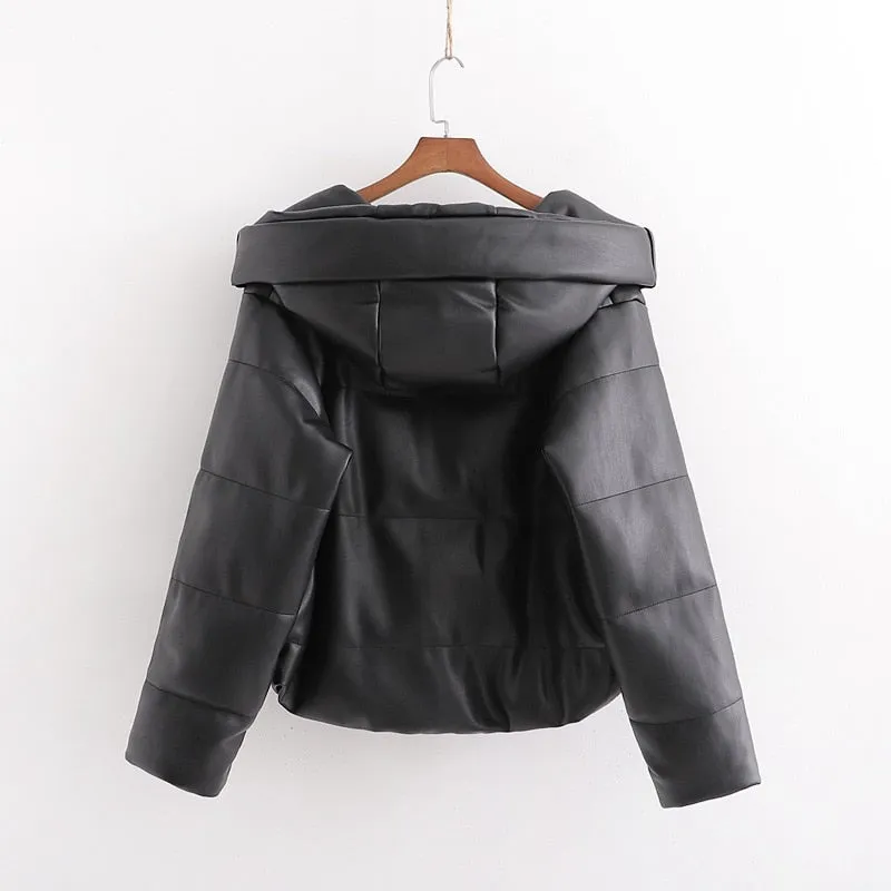 Jakne Leather Parka