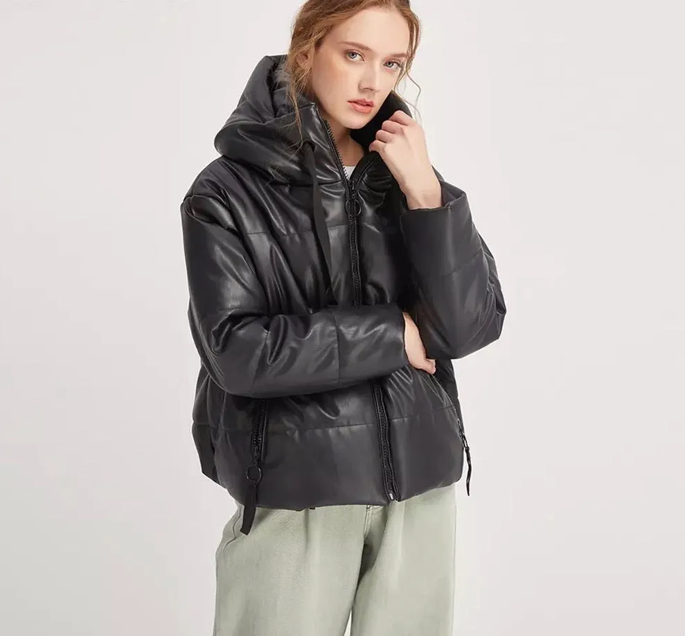 Jakne Leather Parka
