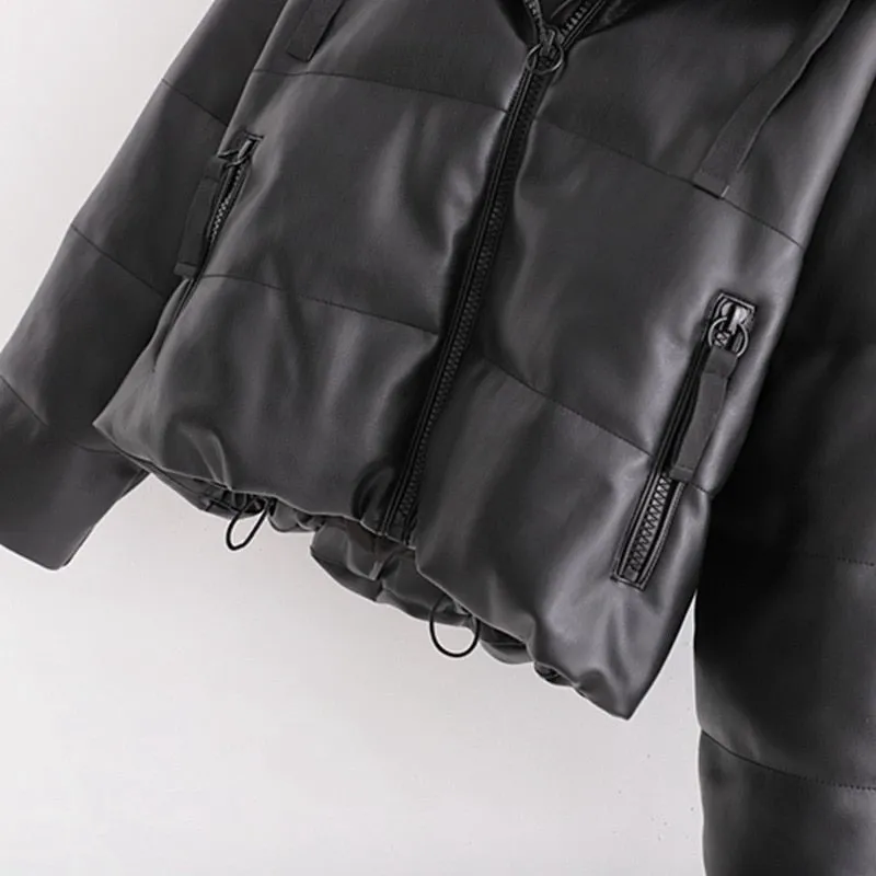 Jakne Leather Parka