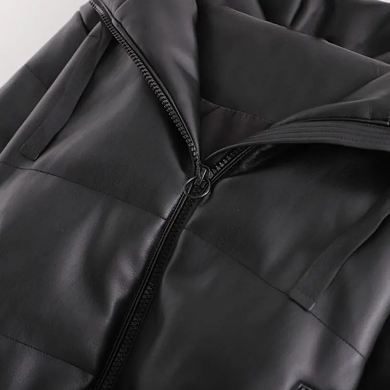 Jakne Leather Parka