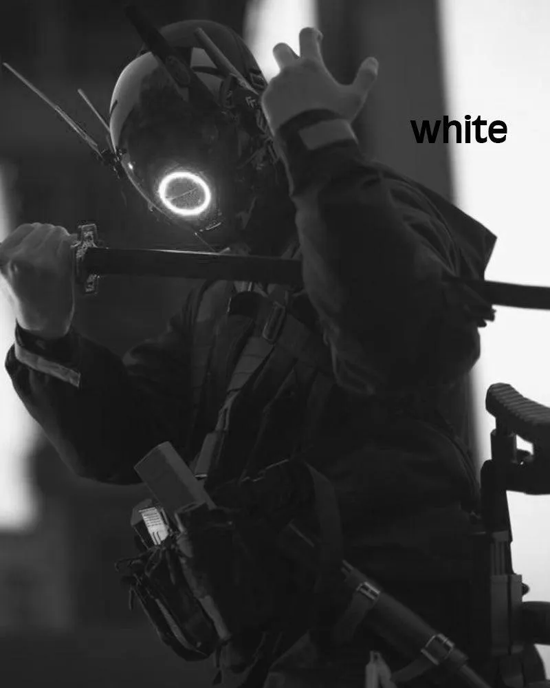 Metaverse Shock Futuristic LED Cyberpunk Helmet Mask