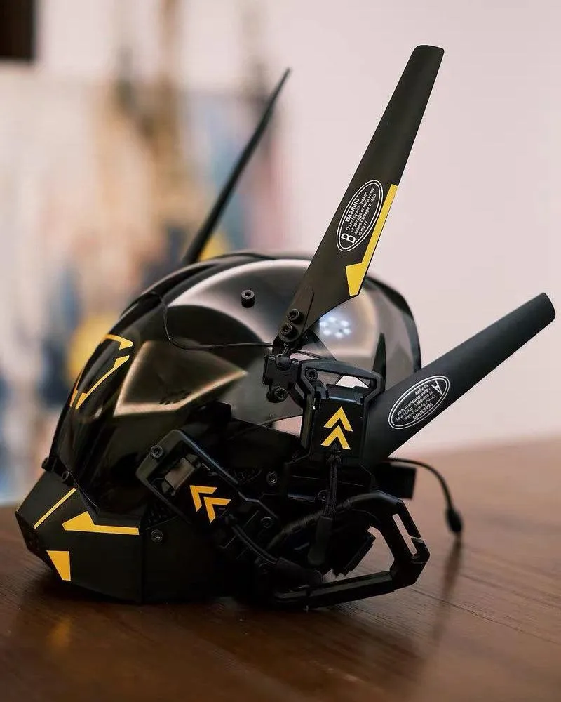 Metaverse Shock Futuristic LED Cyberpunk Helmet Mask