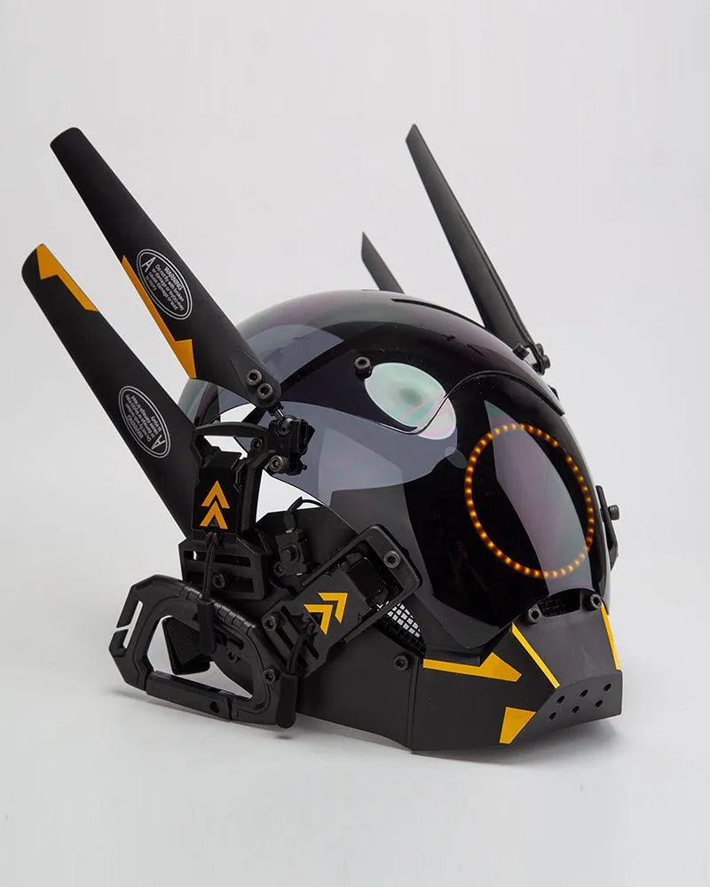 Metaverse Shock Futuristic LED Cyberpunk Helmet Mask
