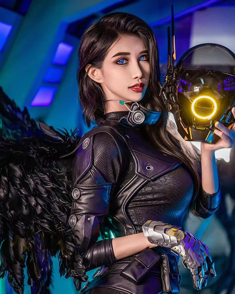 Metaverse Shock Futuristic LED Cyberpunk Helmet Mask
