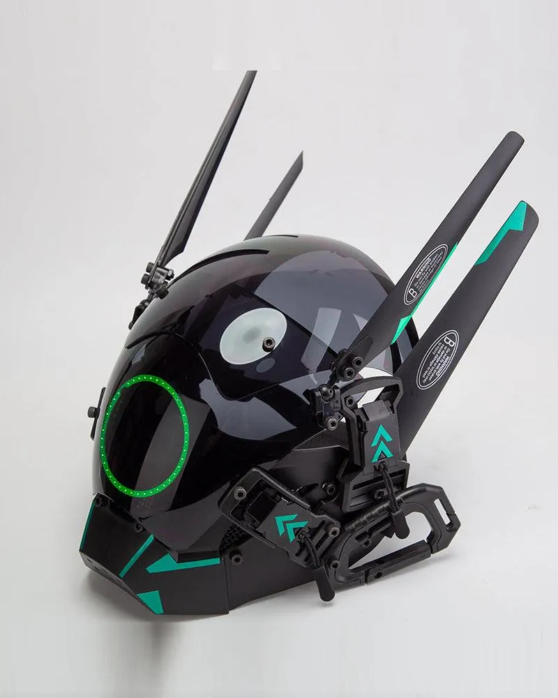 Metaverse Shock Futuristic LED Cyberpunk Helmet Mask