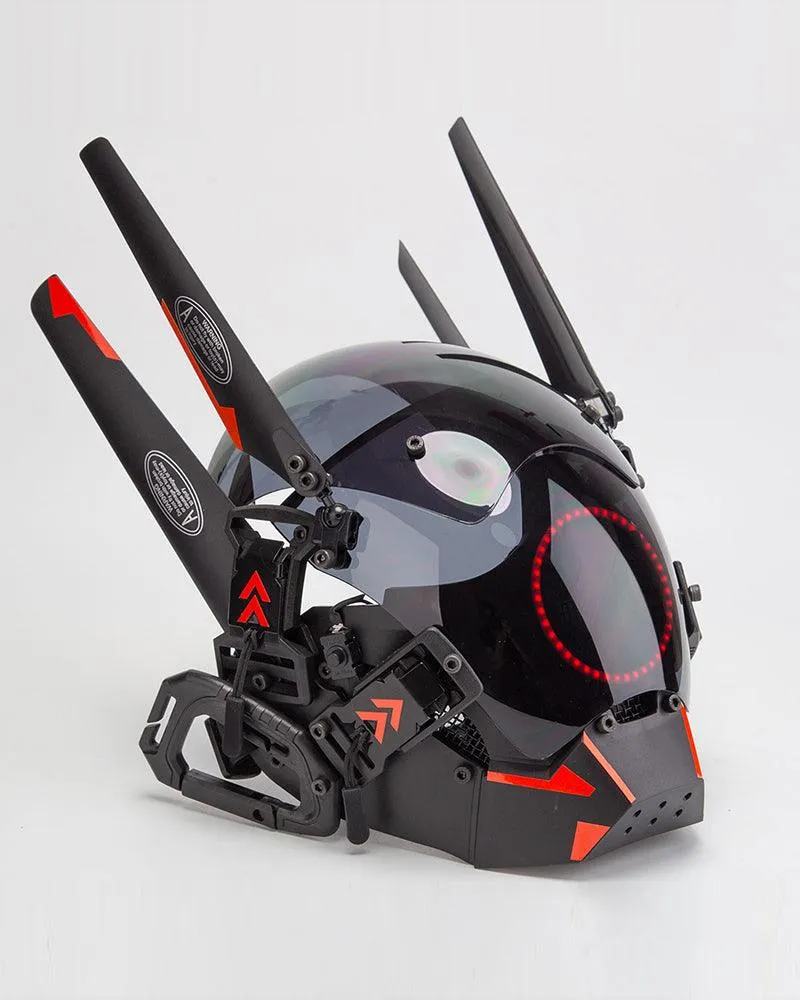 Metaverse Shock Futuristic LED Cyberpunk Helmet Mask
