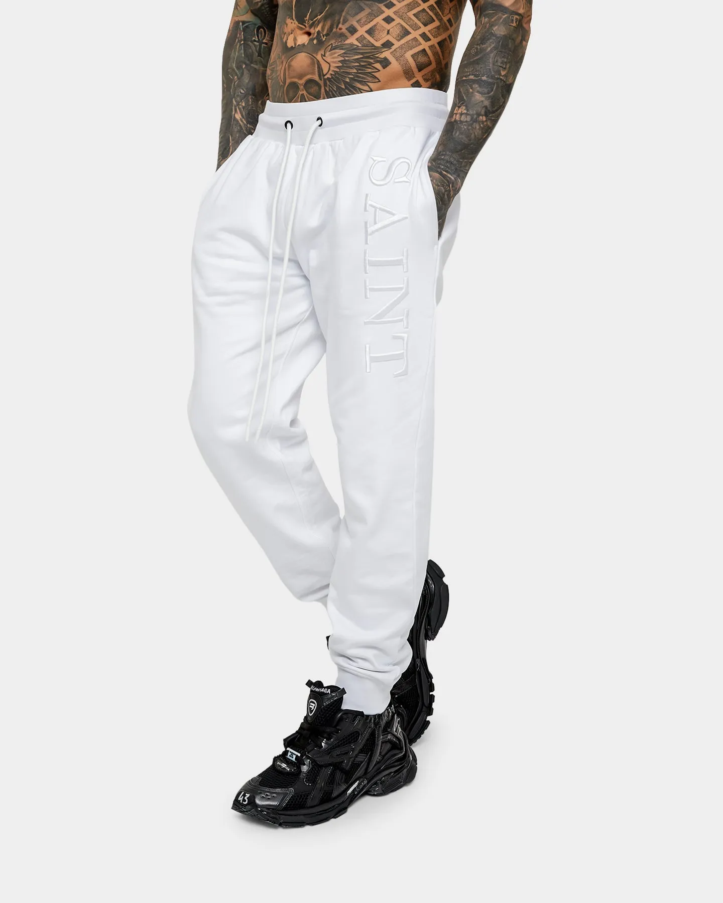 Saint Morta Annex Sweat Pants White