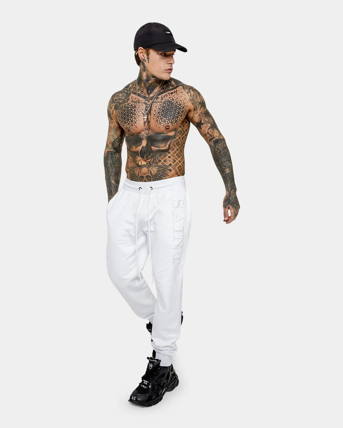 Saint Morta Annex Sweat Pants White