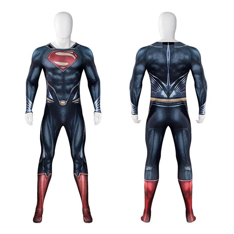 Superman Cosplay Costume Man Of Steel Superman Cosplay Superhero Jumpsuit