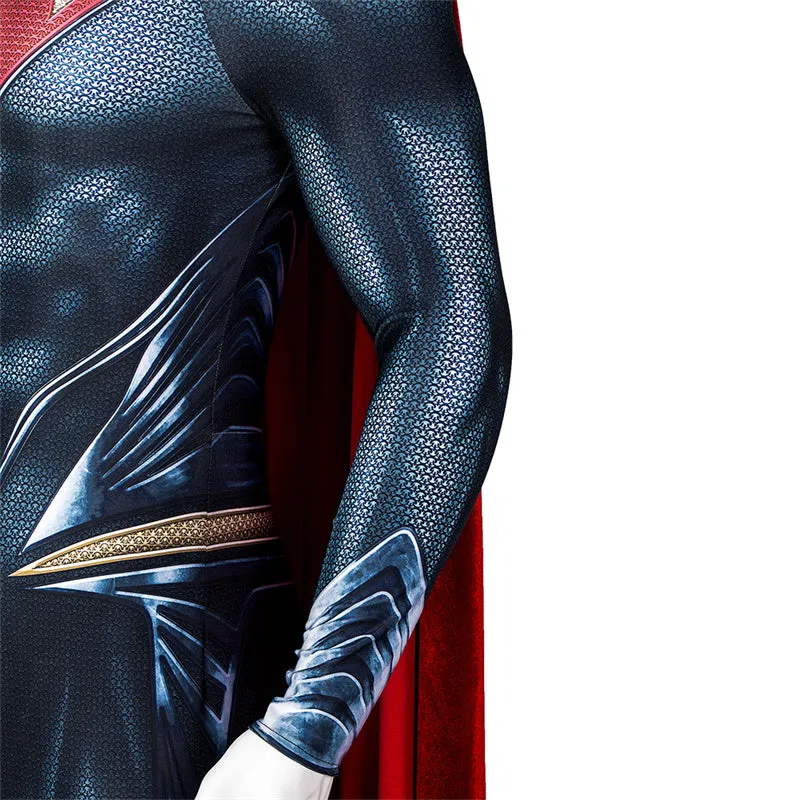 Superman Cosplay Costume Man Of Steel Superman Cosplay Superhero Jumpsuit