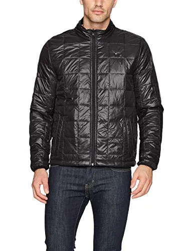 Tommy Hilfiger Men's 3-in-1 Soft Shell Jacket with Hooded Puffer Insert, Heather Grey, Large