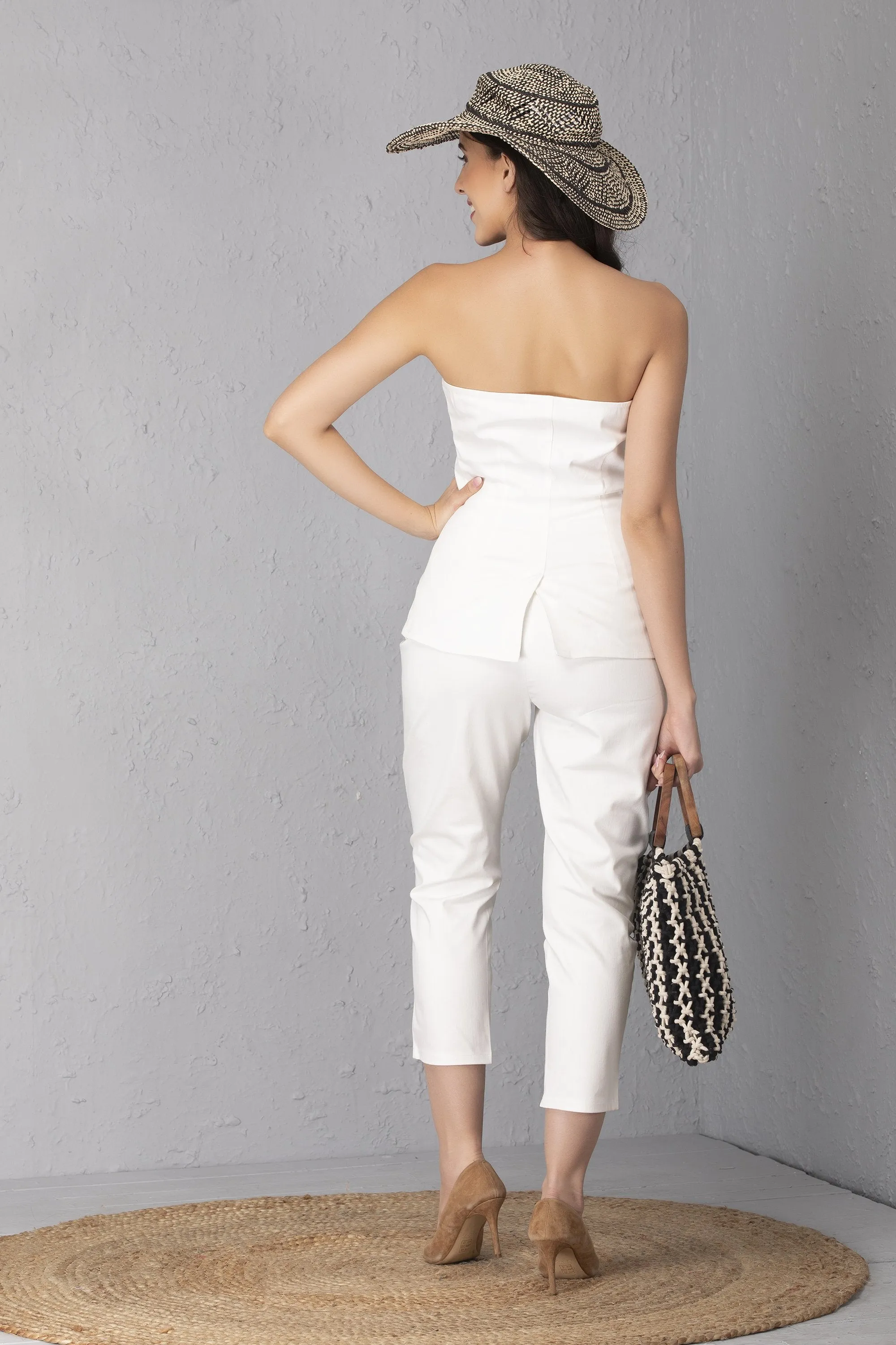 White Corset Top